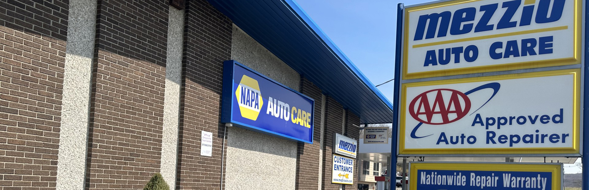 Outside our Shop | Mezzio Auto Care